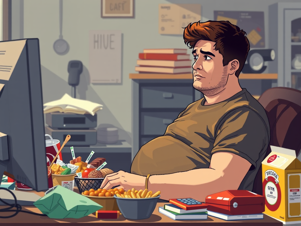 It is not good having big belly, having fat body